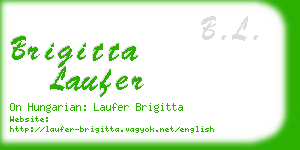 brigitta laufer business card